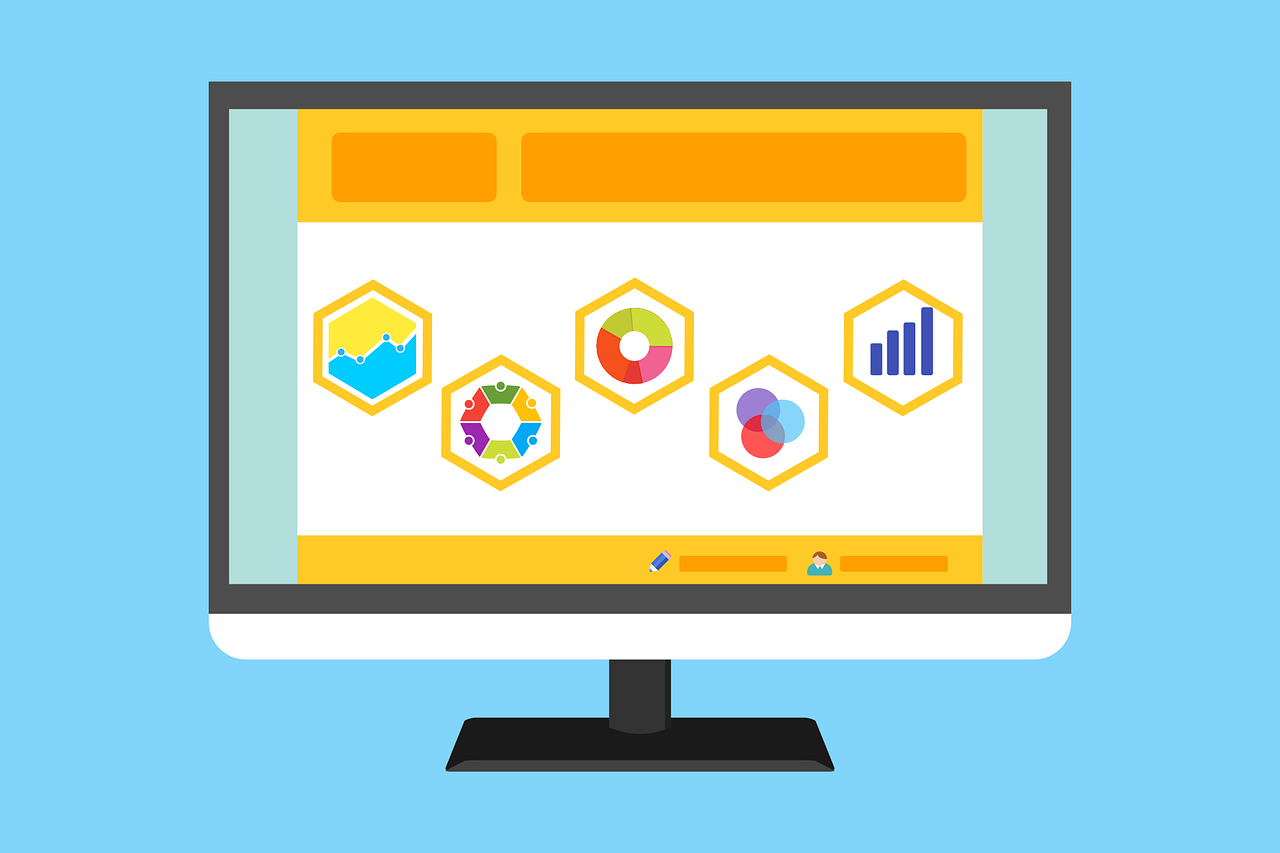 Free statistic survey website vector https://pixabay.com/vectors/statistic-survey-website-template-1606951/