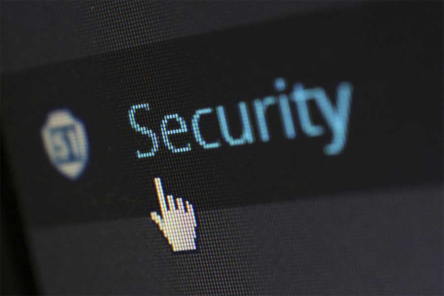 image of a close up computer screen of the cursor hovering over a security buttonPhoto by Pixabay: https://www.pexels.com/photo/security-logo-60504/